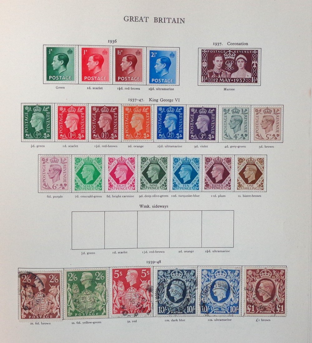 Stamps, KGVI mint and used collection housed in a Stanley Gibbons New Age album with printed pages - Image 5 of 6