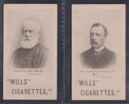 Cigarette cards, Wills, South African Personalities (Collotype), two cards, The Very Rev. James