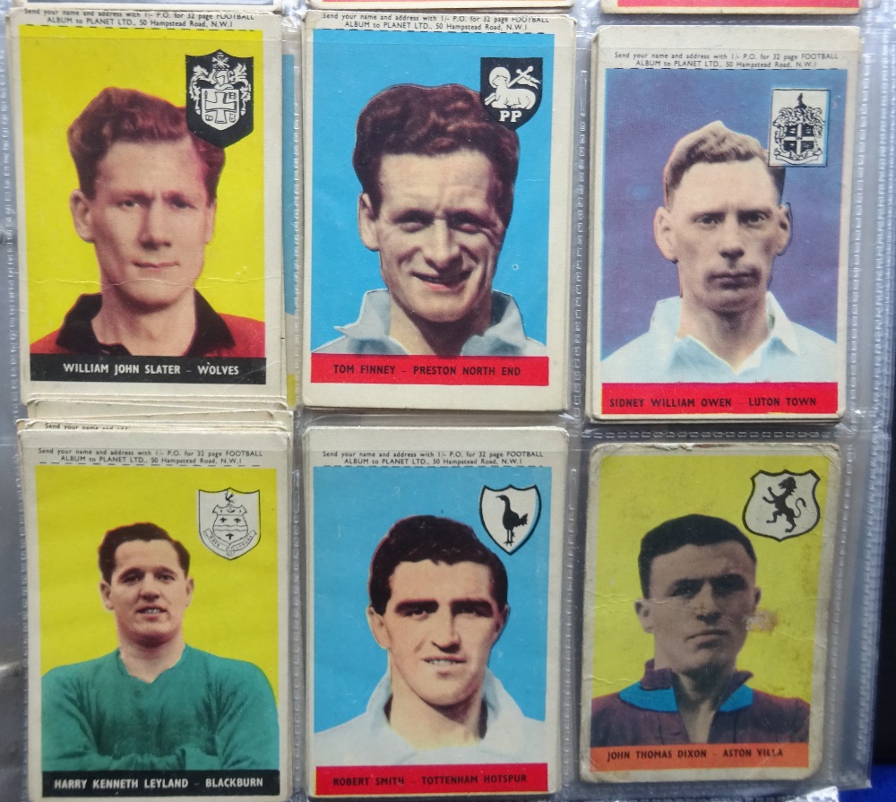 Trade cards, Football an album of cards including A&BC England World Cup 1970 (35), Panini Perspex