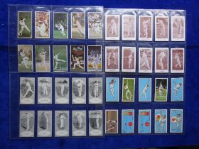 Trade cards, Cricket, large collection of more modern issues in 4 albums, mostly in sets, but some