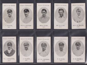 Cigarette cards, Taddy, County Cricketers, Kent (set, 15 cards) (some with slight marks & acm,