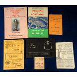 Football, a small selection of items inc. ticket from the Blackpool v Bolton FAC Final 1953, a