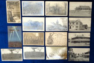Postcards, Military, Boer War and WW1, 15 cards to include Baden-Powell 'Well done, Gallant little