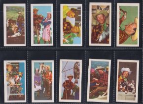 Trade cards, Kane Products Ltd, 3 sets, Red Indians, 1st & 2nd Series & Roy Rogers Colour Series (
