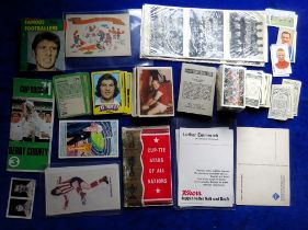 Trade cards, Sporting but mainly Football selection odds and part sets including Chix Famous