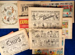 Ephemera, a selection of loose scrap album sheets, 100s Victorian greetings cards to include