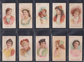 Cigarette cards, Wills, National Costumes, scarce (set, 25 cards) (fair/gd)