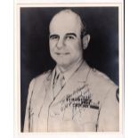 Autographs, US Military, 2 autographs to comprise Lieutenant General Jimmy Doolittle (1896-1993) a