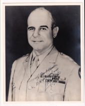 Autographs, US Military, 2 autographs to comprise Lieutenant General Jimmy Doolittle (1896-1993) a