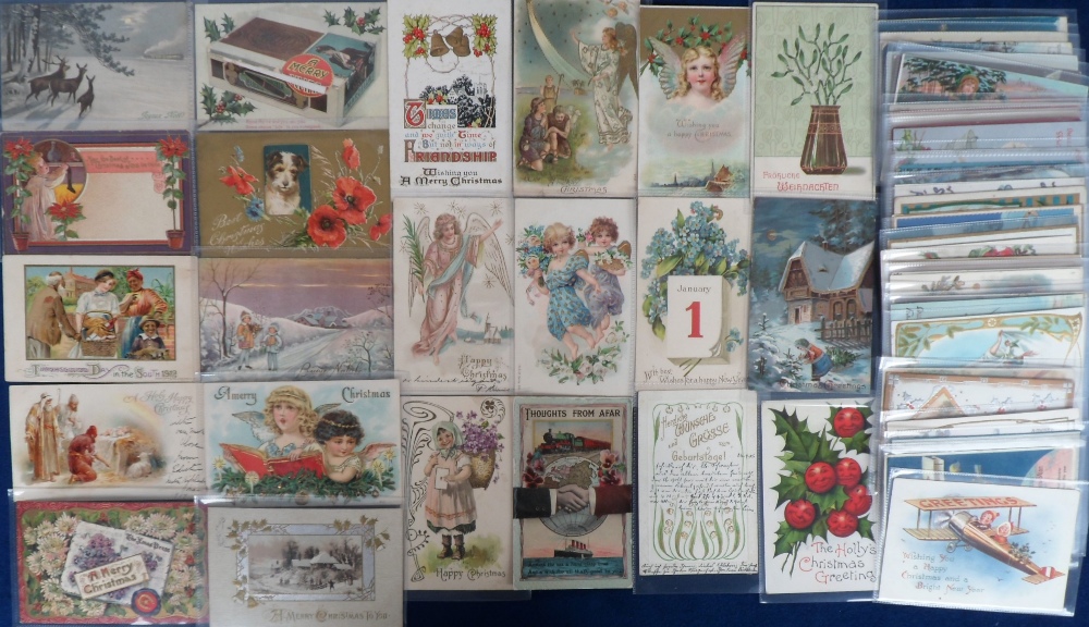 Postcards, Victorian Greetings, a collection of 75+ cards to include gilded and embossed, - Image 2 of 2