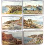 Postcards, an album of approx. 190 A.R. Quinton cards published by J. Salmon featuring UK scenes