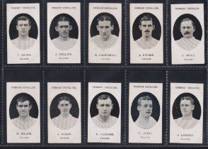 Cigarette cards, Taddy, Prominent Footballers (No Footnote), Fulham (set, 15 cards) (some with