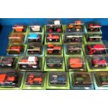 Model Farm Vehicles, a selection of 43 boxed Hachette Partworks farm vehicles to include Case IH