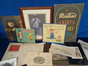 Ephemera, a selection of 100+ items to include advertising (Radiac Shirts, Collars Pyjamas and