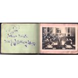 Autograph Book, Entertainment, mainly 1945/46 containing 160+ signatures to include Monte Ray,