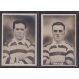 Cigarette cards, Phillips, Footballers (Premium Issue) 'P' size, 11 cards, all Bradford N.U. Rugby