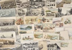 Postcards, Switzerland, a Swiss collection of approx. 370 cards, the majority from Thun and