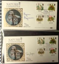 Stamps, Collection of autographed covers by Benham to include Magnus Magnusson, David Putnam,