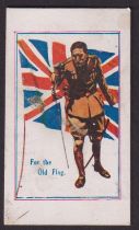 Cigarette card, T. Wood & Son, Army Pictures, Cartoons etc, type card 'For The Old Flag' (slight