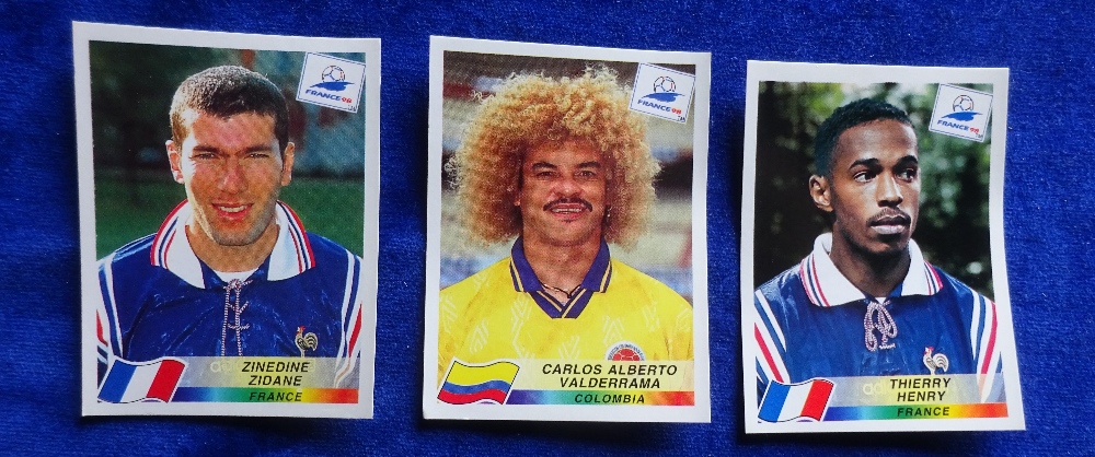 Trade card stickers, Panini France 98 World Cup football, approx. 300 believed all different - Bild 2 aus 3