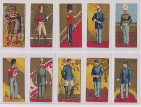 Cigarette cards, USA, Kinney, Military Series, Group D (42/50) (mixed condition, poor/gd)
