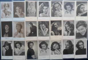 Postcards, Cinema, a collection of approx. 100 cards of female film stars published by Ross, all RPs