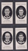 Cigarette cards, Taddy, Prominent Footballers (London Mixture), West Ham, four cards, H. Caton, S.