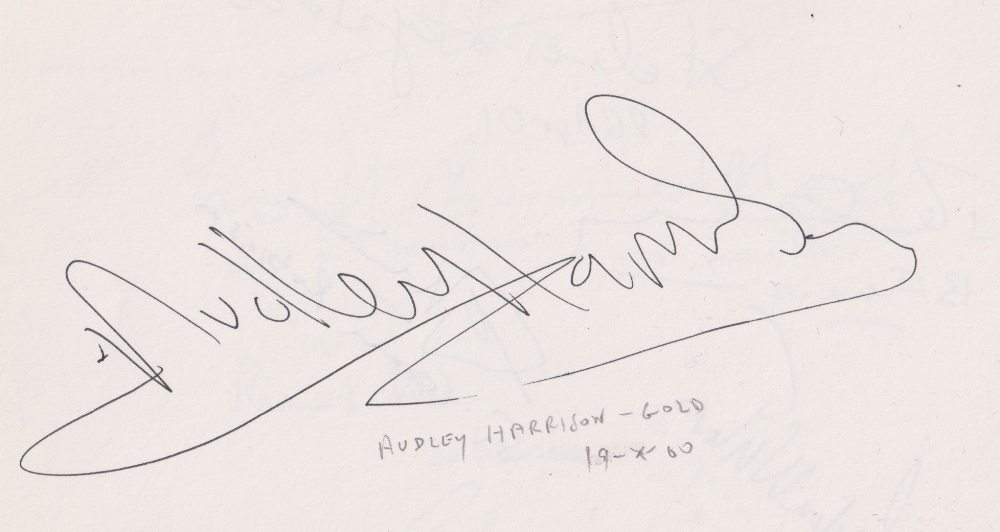 Autograph Book, containing a broad selection of signatures to include The Arts: Diana Rigg, Trevor - Image 4 of 5
