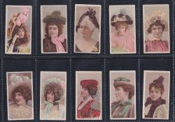 Cigarette cards, Ogden's, Beauties 'HOL' (Blue printed back) (set, 26 cards) (1 with scuff to