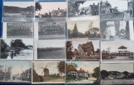 Postcards, Kent, a mixed selection of approx. 29 cards, with 24 RPs inc. Dartford Fire Brigade,