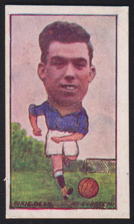 Trade cards, Barratt's, Footballers - Action Caricatures (set, 12 cards) includes Dixie Dean (gd) (1 - Bild 3 aus 4