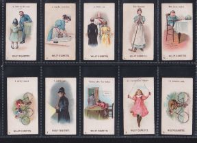 Cigarette cards, Wills, Double Meaning (set, 50 cards) (fair/gd)