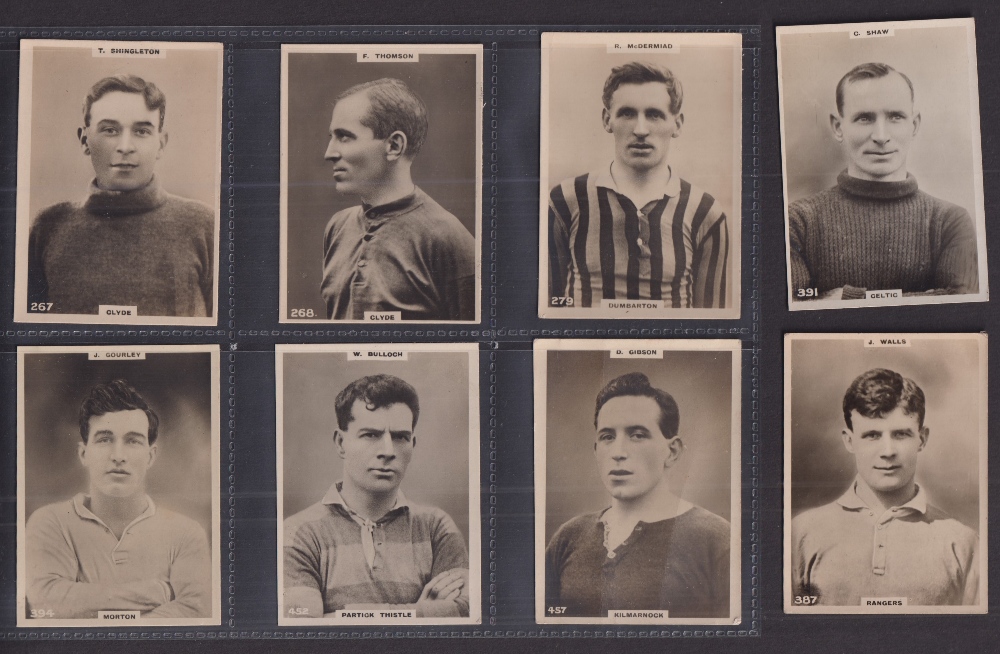 Cigarette cards, Phillips, Footballers (Large size, all Black oval design back) 26 cards, all - Bild 5 aus 5