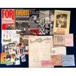 Football, Fulham FC, a selection of items including Club Handbook 1934/35 complete with all player