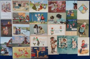 Postcards, Children, a collection of 82 cards to include Colombo, Sowerby, Ebner, Flora White etc.