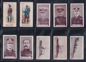 Cigarette cards, Military selection 37 cards, Wills Soldiers & Sailors (blue, 2 cards), ATC Military