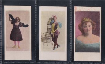Cigarette cards, USA , Liggett & Myers, Beauties coloured, 3 cards (2 gd, 1 fair)