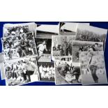 Football press photos, a selection of b/w photos mostly 1980's, the majority with details to reverse