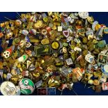 Football badges, Eastern Europe, a collection of approx. 300 enamel pins & badges, mostly 1970's