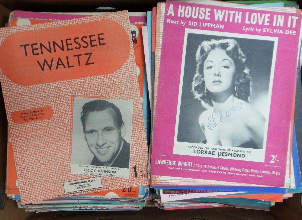 Entertainment, Sheet Music, 1300+ titles dating from the 1950s and 60's, to include Frank Sinatra, - Image 3 of 3