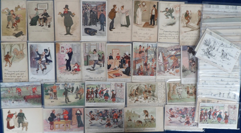Postcards, Comic, a collection of 109 Arthur Moreland cards. All presented in sleeves (gen gd) - Image 2 of 2
