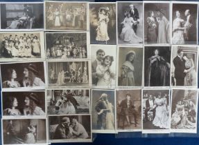 Postcards, Theatre, a selection of approx. 105 mostly RPs of Edwardian actors, actresses, and play