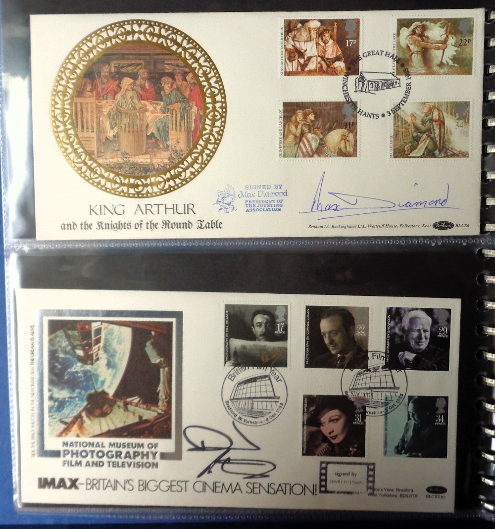 Stamps, Collection of autographed covers by Benham to include Magnus Magnusson, David Putnam, - Image 3 of 3