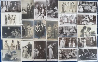 Postcards, Theatre, a selection of approx. 100 mostly RPs of Edwardian actors, actresses, and play