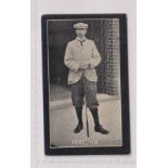 Cigarette card, Smith's Champions of Sport (Red back), Golf, type card, no. 35 J E Laidley, 'Studio'