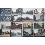 Postcards, Kent, a good Bromley selection of 16 cards, with 13 RPs inc. Widmore Rd, Bromley College,