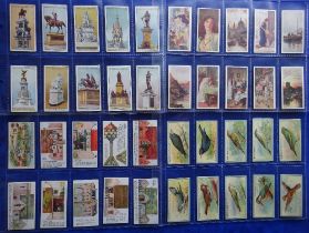 Cigarette cards, Various issuers, 4 sets, Mitchell (2) Village Models, Statues & Monuments, Simonets