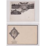 Postcards, Royalty, a scarce Queen Victoria court size card of the Diamond Jubilee (1837-1897), in