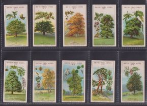 Trade cards, Cadbury's, British Tree Series, two sets (12 cards in each set), one set base of