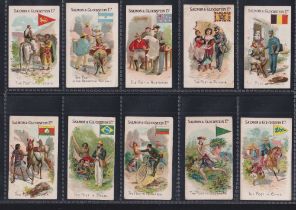 Cigarette cards, Salmon & Gluckstein, Methods of Conveying the Mails (set, 48 cards) (mixed